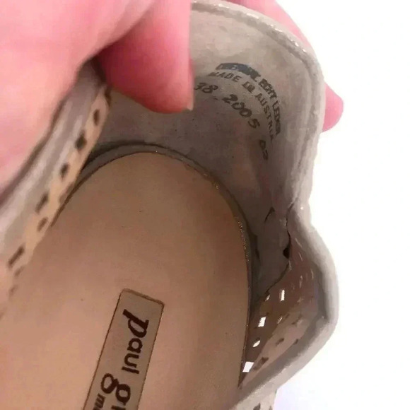 Paul Green Open Toed Booties Passion Perforated Women's Size 9.5 US - Picture 12 of 15